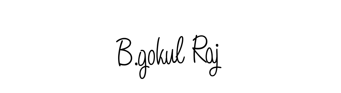 Also we have B.gokul Raj name is the best signature style. Create professional handwritten signature collection using Angelique-Rose-font-FFP autograph style. B.gokul Raj signature style 5 images and pictures png