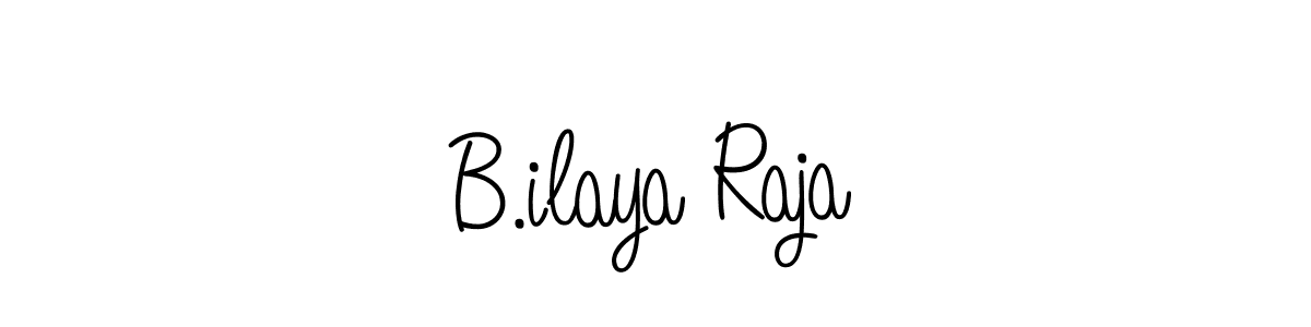 How to make B.ilaya Raja signature? Angelique-Rose-font-FFP is a professional autograph style. Create handwritten signature for B.ilaya Raja name. B.ilaya Raja signature style 5 images and pictures png