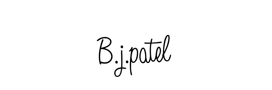 B.j.patel stylish signature style. Best Handwritten Sign (Angelique-Rose-font-FFP) for my name. Handwritten Signature Collection Ideas for my name B.j.patel. B.j.patel signature style 5 images and pictures png