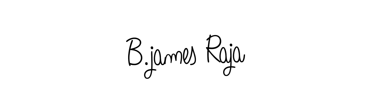 Also we have B.james Raja name is the best signature style. Create professional handwritten signature collection using Angelique-Rose-font-FFP autograph style. B.james Raja signature style 5 images and pictures png