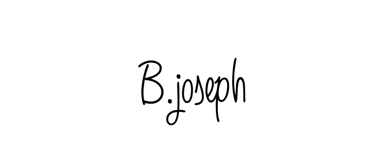 The best way (Angelique-Rose-font-FFP) to make a short signature is to pick only two or three words in your name. The name B.joseph include a total of six letters. For converting this name. B.joseph signature style 5 images and pictures png