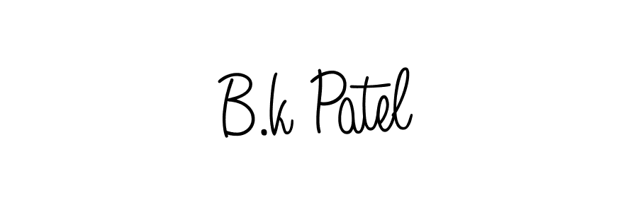 You can use this online signature creator to create a handwritten signature for the name B.k Patel. This is the best online autograph maker. B.k Patel signature style 5 images and pictures png