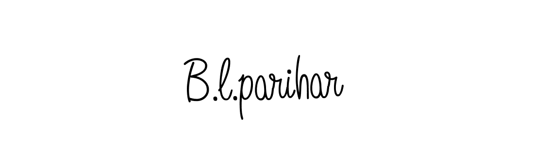 Create a beautiful signature design for name B.l.parihar. With this signature (Angelique-Rose-font-FFP) fonts, you can make a handwritten signature for free. B.l.parihar signature style 5 images and pictures png