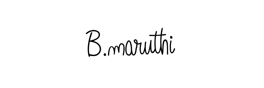 B.maruthi stylish signature style. Best Handwritten Sign (Angelique-Rose-font-FFP) for my name. Handwritten Signature Collection Ideas for my name B.maruthi. B.maruthi signature style 5 images and pictures png