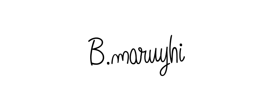 How to make B.maruyhi signature? Angelique-Rose-font-FFP is a professional autograph style. Create handwritten signature for B.maruyhi name. B.maruyhi signature style 5 images and pictures png