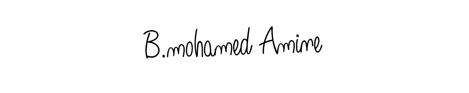 Also we have B.mohamed Amine name is the best signature style. Create professional handwritten signature collection using Angelique-Rose-font-FFP autograph style. B.mohamed Amine signature style 5 images and pictures png