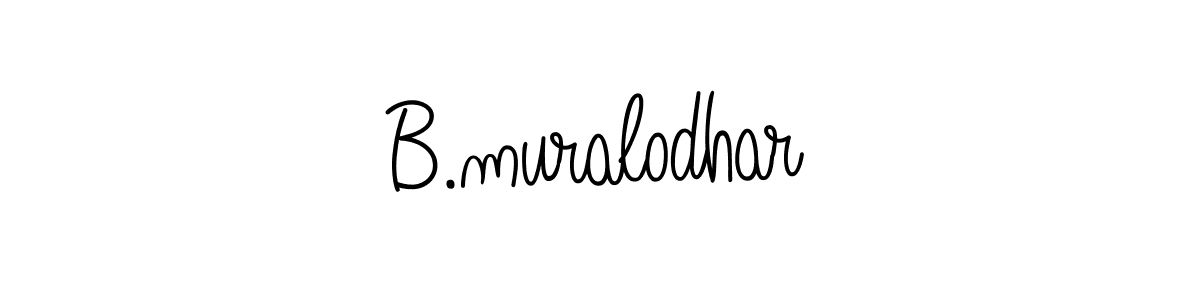 It looks lik you need a new signature style for name B.muralodhar. Design unique handwritten (Angelique-Rose-font-FFP) signature with our free signature maker in just a few clicks. B.muralodhar signature style 5 images and pictures png