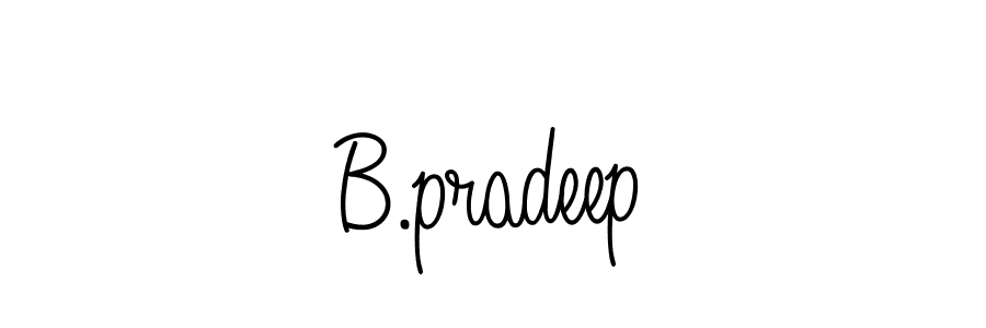 Make a beautiful signature design for name B.pradeep. Use this online signature maker to create a handwritten signature for free. B.pradeep signature style 5 images and pictures png