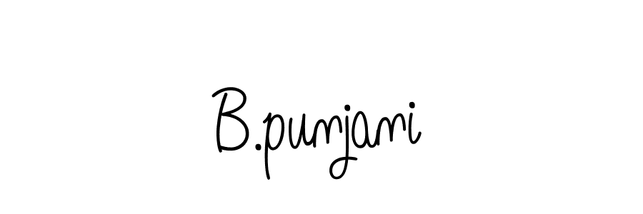 Also we have B.punjani name is the best signature style. Create professional handwritten signature collection using Angelique-Rose-font-FFP autograph style. B.punjani signature style 5 images and pictures png