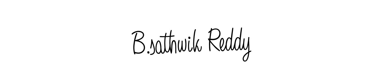 Make a beautiful signature design for name B.sathwik Reddy. Use this online signature maker to create a handwritten signature for free. B.sathwik Reddy signature style 5 images and pictures png