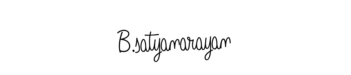 How to Draw B.satyanarayan signature style? Angelique-Rose-font-FFP is a latest design signature styles for name B.satyanarayan. B.satyanarayan signature style 5 images and pictures png
