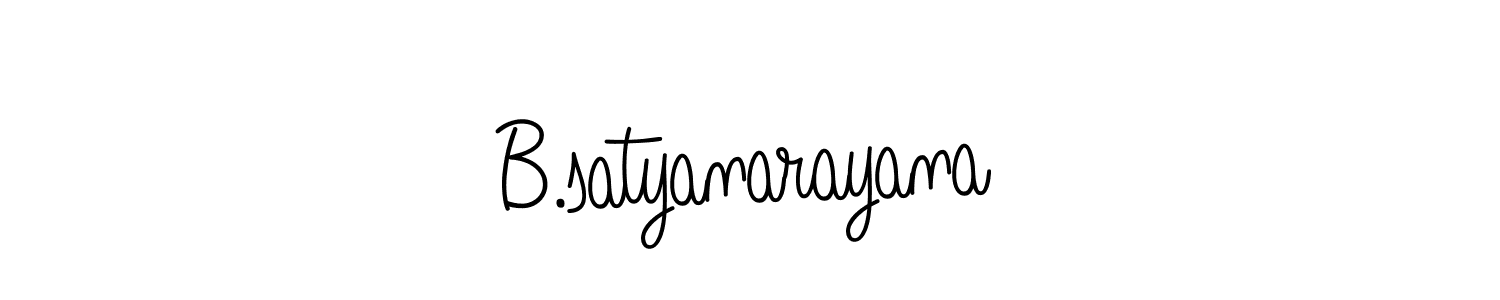 How to make B.satyanarayana signature? Angelique-Rose-font-FFP is a professional autograph style. Create handwritten signature for B.satyanarayana name. B.satyanarayana signature style 5 images and pictures png