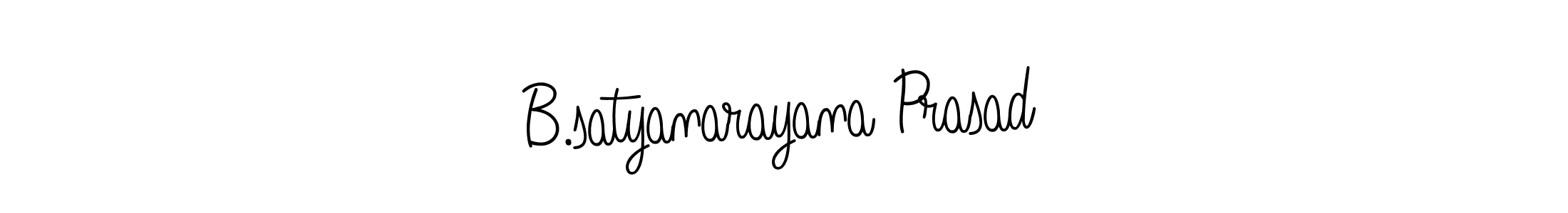 Create a beautiful signature design for name B.satyanarayana Prasad. With this signature (Angelique-Rose-font-FFP) fonts, you can make a handwritten signature for free. B.satyanarayana Prasad signature style 5 images and pictures png