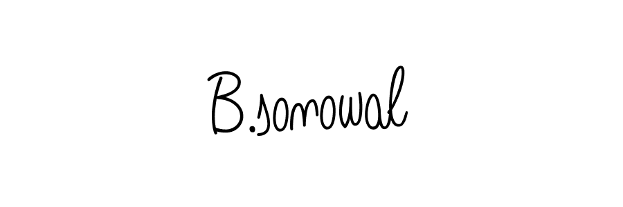 It looks lik you need a new signature style for name B.sonowal. Design unique handwritten (Angelique-Rose-font-FFP) signature with our free signature maker in just a few clicks. B.sonowal signature style 5 images and pictures png