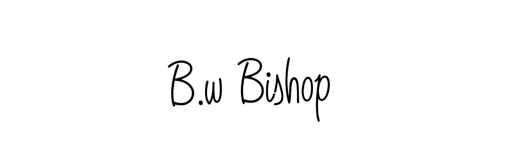 How to Draw B.w Bishop signature style? Angelique-Rose-font-FFP is a latest design signature styles for name B.w Bishop. B.w Bishop signature style 5 images and pictures png