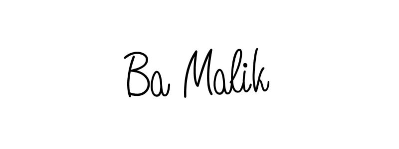 Angelique-Rose-font-FFP is a professional signature style that is perfect for those who want to add a touch of class to their signature. It is also a great choice for those who want to make their signature more unique. Get Ba Malik name to fancy signature for free. Ba Malik signature style 5 images and pictures png