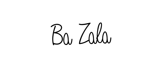 The best way (Angelique-Rose-font-FFP) to make a short signature is to pick only two or three words in your name. The name Ba Zala include a total of six letters. For converting this name. Ba Zala signature style 5 images and pictures png