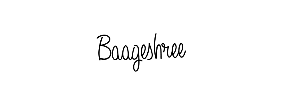 The best way (Angelique-Rose-font-FFP) to make a short signature is to pick only two or three words in your name. The name Baageshree include a total of six letters. For converting this name. Baageshree signature style 5 images and pictures png