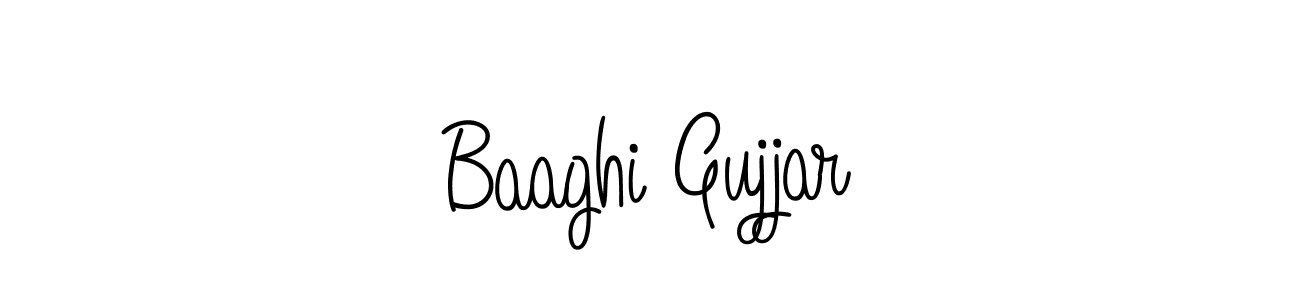 Once you've used our free online signature maker to create your best signature Angelique-Rose-font-FFP style, it's time to enjoy all of the benefits that Baaghi Gujjar name signing documents. Baaghi Gujjar signature style 5 images and pictures png