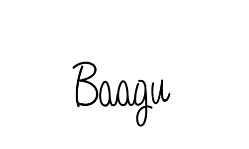 Use a signature maker to create a handwritten signature online. With this signature software, you can design (Angelique-Rose-font-FFP) your own signature for name Baagu. Baagu signature style 5 images and pictures png