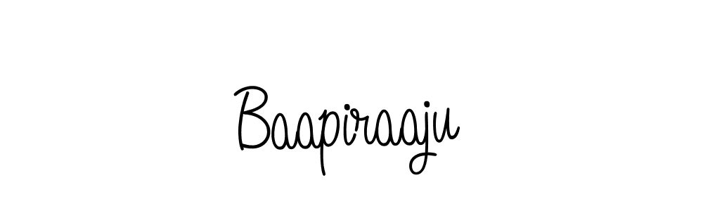 Make a beautiful signature design for name Baapiraaju. With this signature (Angelique-Rose-font-FFP) style, you can create a handwritten signature for free. Baapiraaju signature style 5 images and pictures png