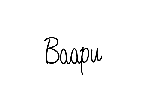 Create a beautiful signature design for name Baapu. With this signature (Angelique-Rose-font-FFP) fonts, you can make a handwritten signature for free. Baapu signature style 5 images and pictures png