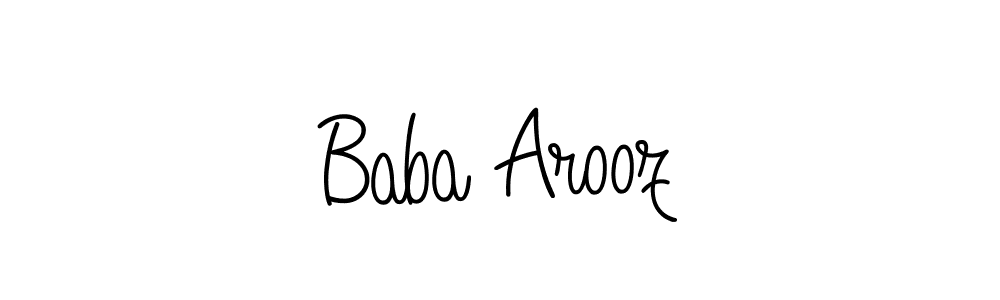 How to Draw Baba Arooz signature style? Angelique-Rose-font-FFP is a latest design signature styles for name Baba Arooz. Baba Arooz signature style 5 images and pictures png
