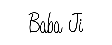 Master the art of signing with Baba Ji written in fluent Angelique-Rose-font-FFP script. A great template to practice and refine your handwriting. Baba Ji signature style 5 images and pictures png