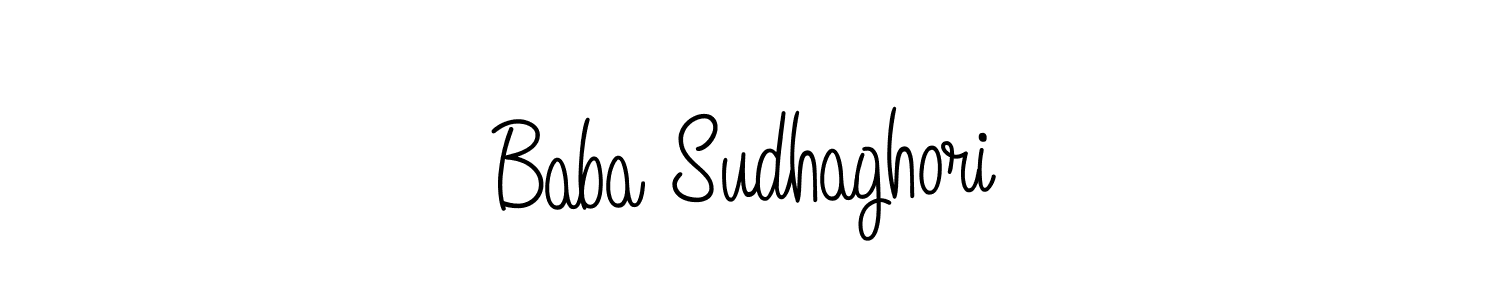 Once you've used our free online signature maker to create your best signature Angelique-Rose-font-FFP style, it's time to enjoy all of the benefits that Baba Sudhaghori name signing documents. Baba Sudhaghori signature style 5 images and pictures png