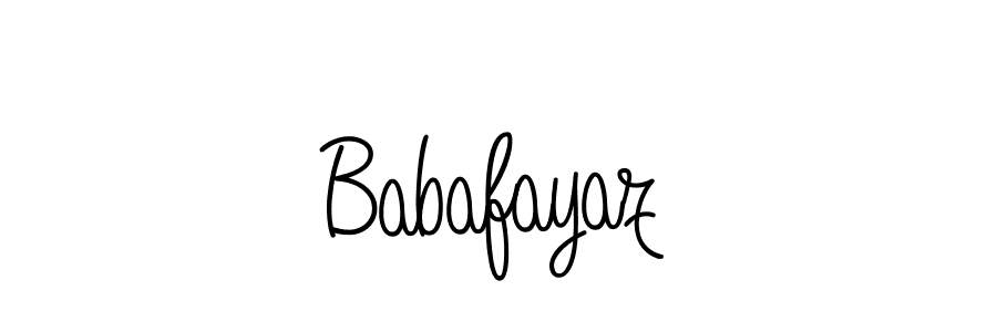 You should practise on your own different ways (Angelique-Rose-font-FFP) to write your name (Babafayaz) in signature. don't let someone else do it for you. Babafayaz signature style 5 images and pictures png