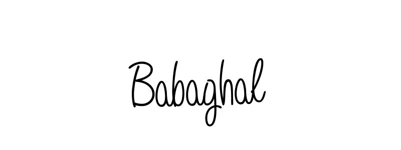 Make a beautiful signature design for name Babaghal. Use this online signature maker to create a handwritten signature for free. Babaghal signature style 5 images and pictures png