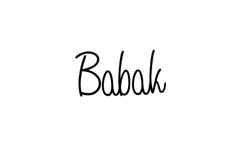 How to make Babak name signature. Use Angelique-Rose-font-FFP style for creating short signs online. This is the latest handwritten sign. Babak signature style 5 images and pictures png