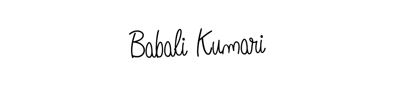 Make a short Babali Kumari signature style. Manage your documents anywhere anytime using Angelique-Rose-font-FFP. Create and add eSignatures, submit forms, share and send files easily. Babali Kumari signature style 5 images and pictures png
