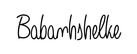 Designed for modern professionals: Babanhshelke name signature crafted with Angelique-Rose-font-FFP script. Ready for digital PDF workflows. Babanhshelke signature style 5 images and pictures png
