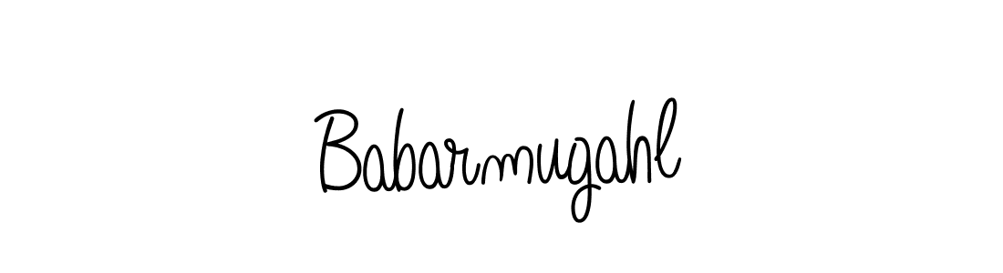Design your own signature with our free online signature maker. With this signature software, you can create a handwritten (Angelique-Rose-font-FFP) signature for name Babarmugahl. Babarmugahl signature style 5 images and pictures png