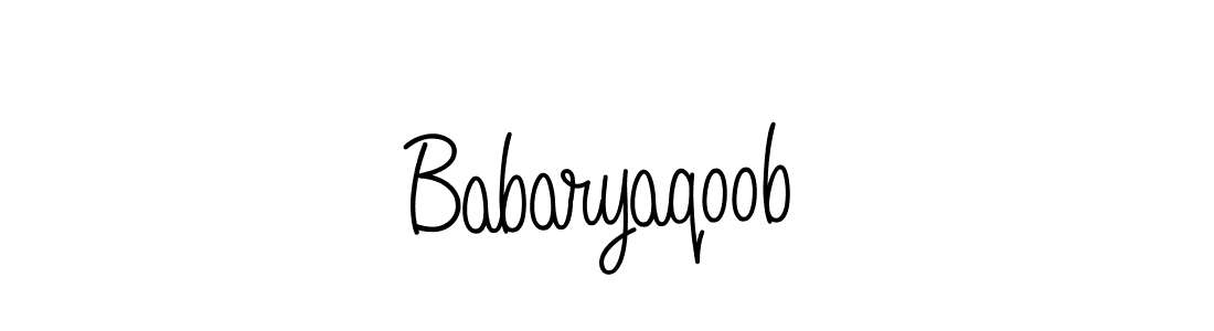 This is the best signature style for the Babaryaqoob name. Also you like these signature font (Angelique-Rose-font-FFP). Mix name signature. Babaryaqoob signature style 5 images and pictures png