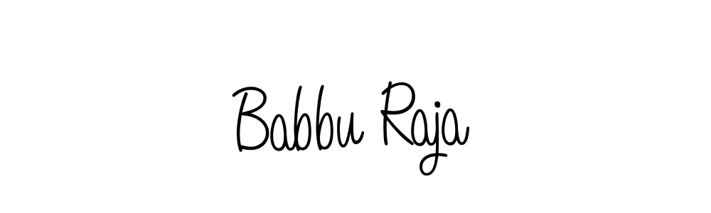 The best way (Angelique-Rose-font-FFP) to make a short signature is to pick only two or three words in your name. The name Babbu Raja include a total of six letters. For converting this name. Babbu Raja signature style 5 images and pictures png