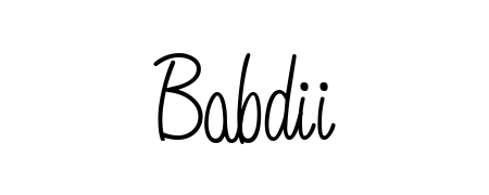 Create a personalized artistic stamp with Babdii in Angelique-Rose-font-FFP font. Perfect for visual artists, designers, and influencers. Babdii signature style 5 images and pictures png