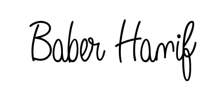 Elevate your brand with a stunning Baber Hanif eSignature. The Angelique-Rose-font-FFP style provides a balanced, flowing aesthetic for everyday signing. Baber Hanif signature style 5 images and pictures png