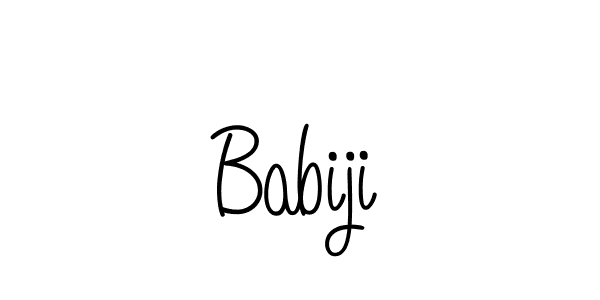 Best and Professional Signature Style for Babiji. Angelique-Rose-font-FFP Best Signature Style Collection. Babiji signature style 5 images and pictures png