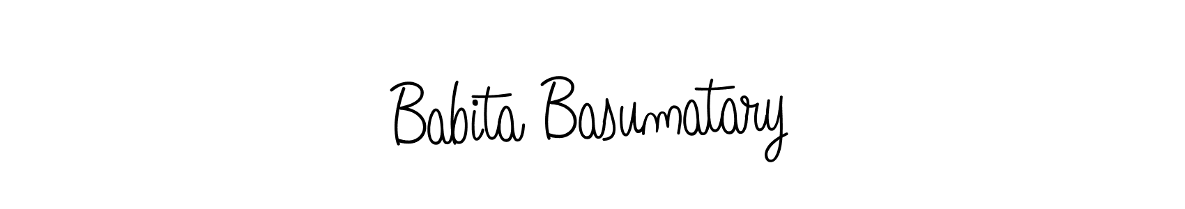 Make a beautiful signature design for name Babita Basumatary. Use this online signature maker to create a handwritten signature for free. Babita Basumatary signature style 5 images and pictures png