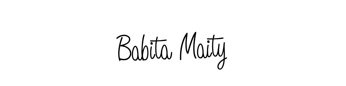 Best and Professional Signature Style for Babita Maity. Angelique-Rose-font-FFP Best Signature Style Collection. Babita Maity signature style 5 images and pictures png