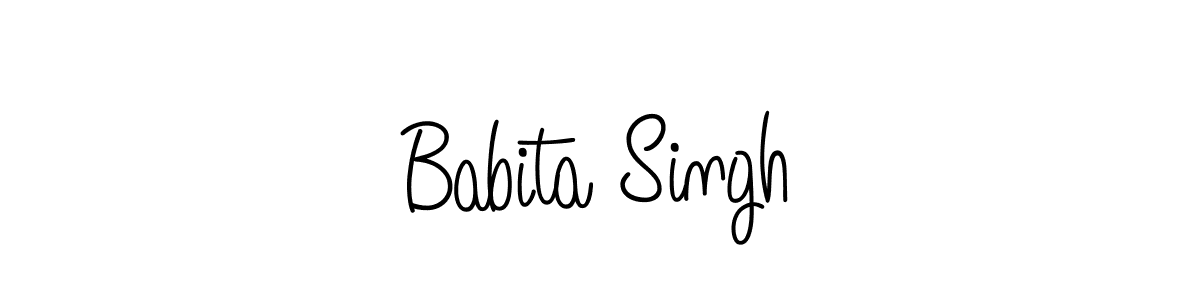 Check out images of Autograph of Babita Singh name. Actor Babita Singh Signature Style. Angelique-Rose-font-FFP is a professional sign style online. Babita Singh signature style 5 images and pictures png