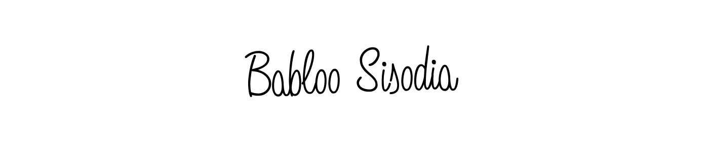 Once you've used our free online signature maker to create your best signature Angelique-Rose-font-FFP style, it's time to enjoy all of the benefits that Babloo Sisodia name signing documents. Babloo Sisodia signature style 5 images and pictures png