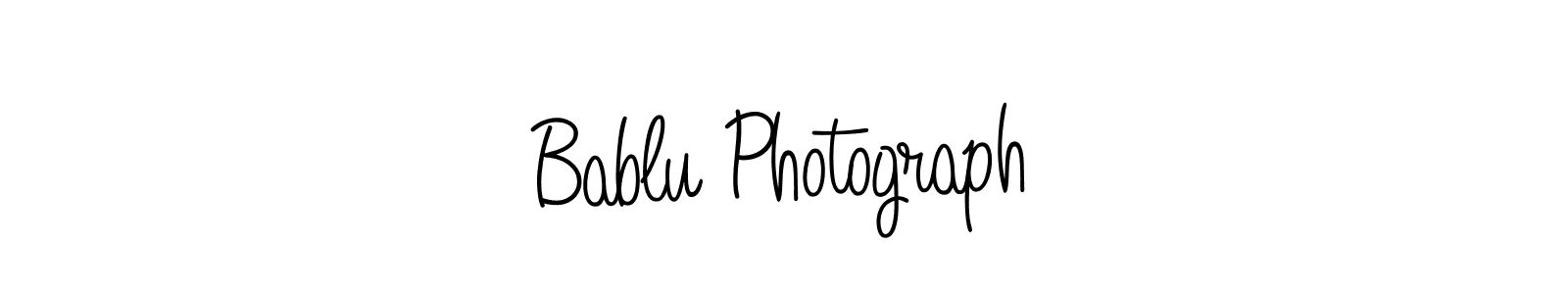 It looks lik you need a new signature style for name Bablu Photograph. Design unique handwritten (Angelique-Rose-font-FFP) signature with our free signature maker in just a few clicks. Bablu Photograph signature style 5 images and pictures png