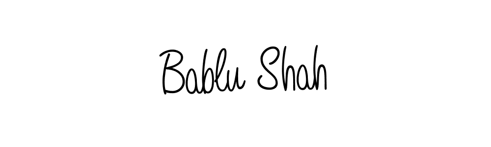 How to Draw Bablu Shah signature style? Angelique-Rose-font-FFP is a latest design signature styles for name Bablu Shah. Bablu Shah signature style 5 images and pictures png