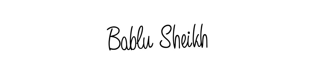 Once you've used our free online signature maker to create your best signature Angelique-Rose-font-FFP style, it's time to enjoy all of the benefits that Bablu Sheikh name signing documents. Bablu Sheikh signature style 5 images and pictures png