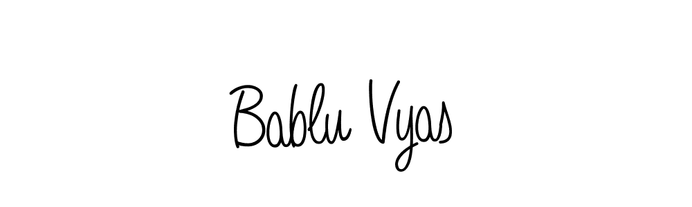 Best and Professional Signature Style for Bablu Vyas. Angelique-Rose-font-FFP Best Signature Style Collection. Bablu Vyas signature style 5 images and pictures png