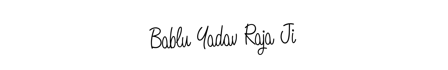 Also we have Bablu Yadav Raja Ji name is the best signature style. Create professional handwritten signature collection using Angelique-Rose-font-FFP autograph style. Bablu Yadav Raja Ji signature style 5 images and pictures png