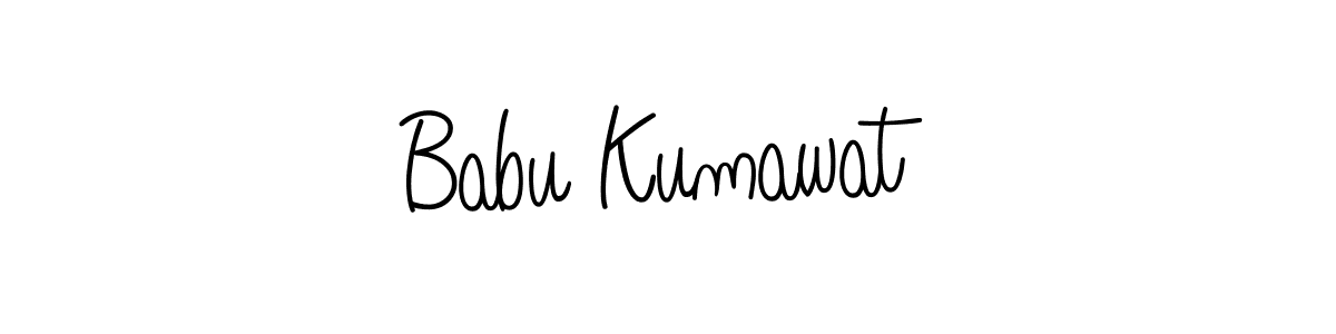 It looks lik you need a new signature style for name Babu Kumawat. Design unique handwritten (Angelique-Rose-font-FFP) signature with our free signature maker in just a few clicks. Babu Kumawat signature style 5 images and pictures png